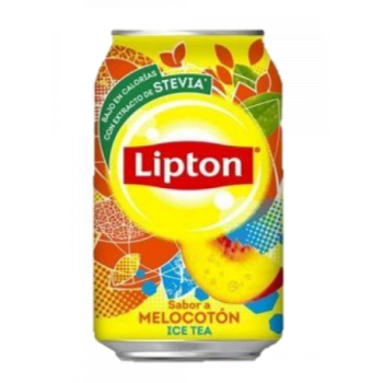 LIPTON TE MELOCOTON SLEEK 33CL 24 LATAS
