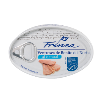 VENTRESCA BONITO FRINSA NATURAL LATA 120 GR