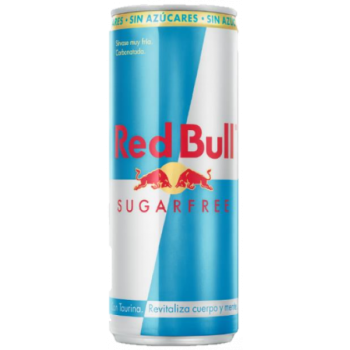 RED BULL SUGAR FREE LATA 25CL CAJA 24UD