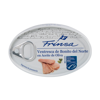 VENTRESCA BONITO FRINSA ACEITE OLIVA LATA 80 GR VENTRESCA BONITO FRINSA ACEITE OLIVA LATA 80 GR