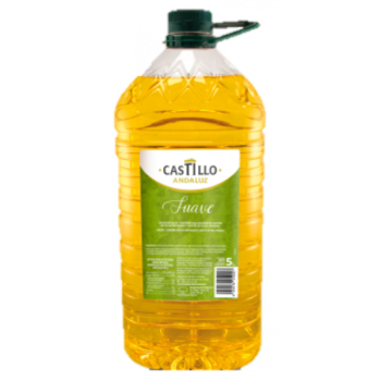 ACEITE CASTILLO OLIVA SUAVE GARRAFA 5L CJ 3UD