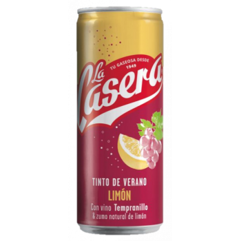 LA CASERA TINTO DE VERANO LIMON 33CL 24 LATAS