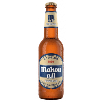 MAHOU 00 TOSTADA BOT 33 CL CJ 24 UD