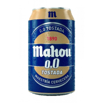 MAHOU 00 TOSTADA LATA 33CL CJ 24 UD CARTON