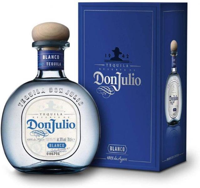 DON JULIO TEQUILA BLANCO BOTELLA 70 CL 1 UD