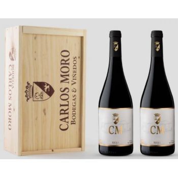 CARLOS MORO CRIZA TINTO 2 BOT 75 CL MADERA CJ 1 UD