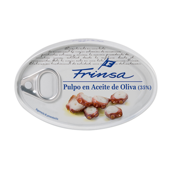 PULPO FRINSA ACEITE DE OLIVA LATA 120 GR