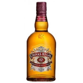 WHISKY CHIVAS 12 AÑOS BOT 70 CL CJ 1 UD