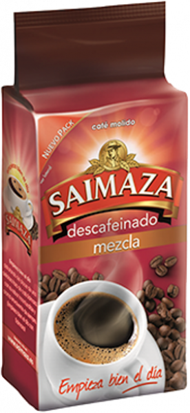 CAFE SAIMAZA NATURAL MOLIDO DECAF 250G UD16