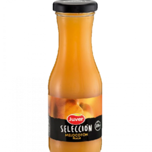 ZUMO JUVER SELECCION MELOCOTON VIDRIO NR 20CL PACK/CAJA 24U
