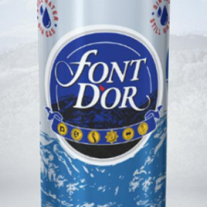 AGUA FONTDOR PALLADIUM LATA SLEEK 33CL CAJA 24U