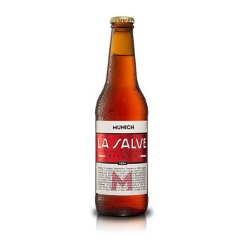 LA SALVE MUNICH VIDRIO NR 33CL CAJA 24U