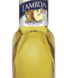 ZUMO LAMBDA SIN-FREE MANZANA VIDRIO NR 1L CAJA 6U