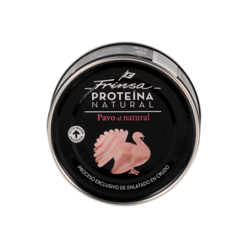 FRINSA PROTEINA NATURAL PAVO AL NATURAL LATA 160GR CAJA 12U