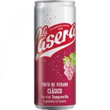 TINTO DE VERANO LA CASERA LATA 33CL CJ 24 UD