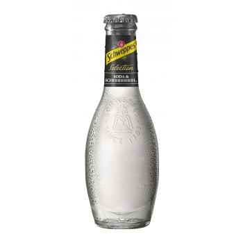 SCHWEPPES PREMIUM SODA VIDRIO NR 20CL CAJA 24U