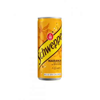 SCHWEPPES NARANJA LATA S. 33CL CAJA 24U