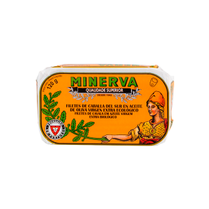 MINERVA CABALLA FILETES ACEITE OLIVA LATA 125GR CAJA 12U