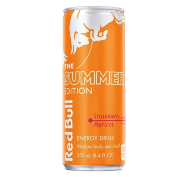 RED BULL APRICOT STRAWBERRY LATA 25CL CAJA 24U