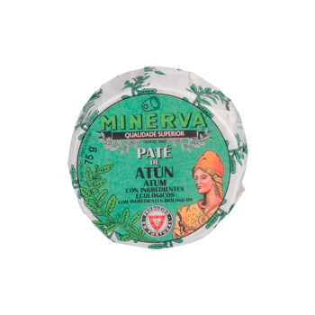 MINERVA BIO PATE DE ATUN LATA 75GR CAJA 24U