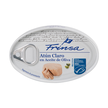 FRINSA ATUN CLARO ACEITE OLIVA LATA 120GR CAJA 12U