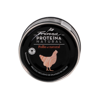 FRINSA PROTEINA NATURAL POLLO AL NATURAL LATA 160GR CAJA 12U