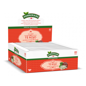 INFUSION HORNIMANS TE ROJO SOBRES CAJA 100U