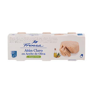 FRINSA ATUN CLARO ACEITE OLIVA VIRGEN 3X100GR CAJA 12U