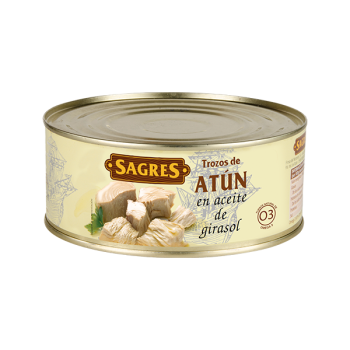 SAGRES ATUN ACEITE GIRASOL LATA 900GR 1U