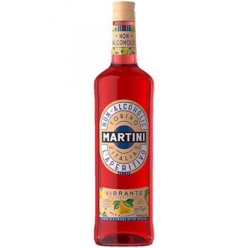VERMOUTH MARTINI VIBRANTE ROJO SIN ALCOHOL 70CL 1U