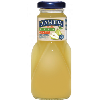 ZUMO LAMBDA SIN-FREE PERA VIDRIO NR 20CL CAJA 24U