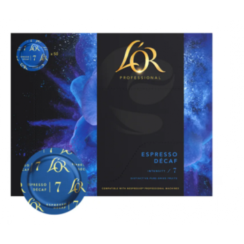 CAFE L'OR PROFESSIONAL ESPRESSO DESCAFEINADO DISCOS ESTUCHE 50U