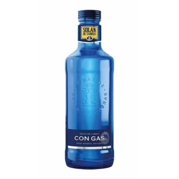 AGUA CON GAS SOLAN DE CABRAS VIDRIO NR 75CL CAJA 12U