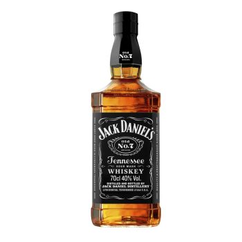 WHISKY JACK DANIEL'S VIDRIO NR 70CL 1U