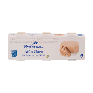 FRINSA ATUN CLARO ACEITE OLIVA 3X100GR CAJA 12U