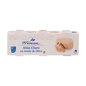 FRINSA ATUN CLARO ACEITE OLIVA 3X100GR CAJA 12U