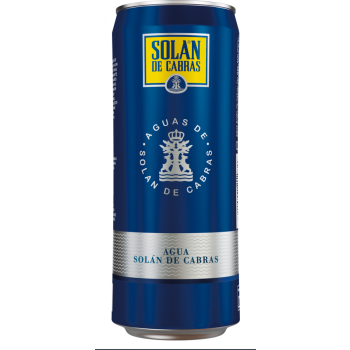 AGUA SOLAN DE CABRAS LATA SLEEK 33CL CAJA 24U