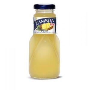 ZUMO LAMBDA SIN-FREE PIÑA VIDRIO NR 20CL CAJA 24U