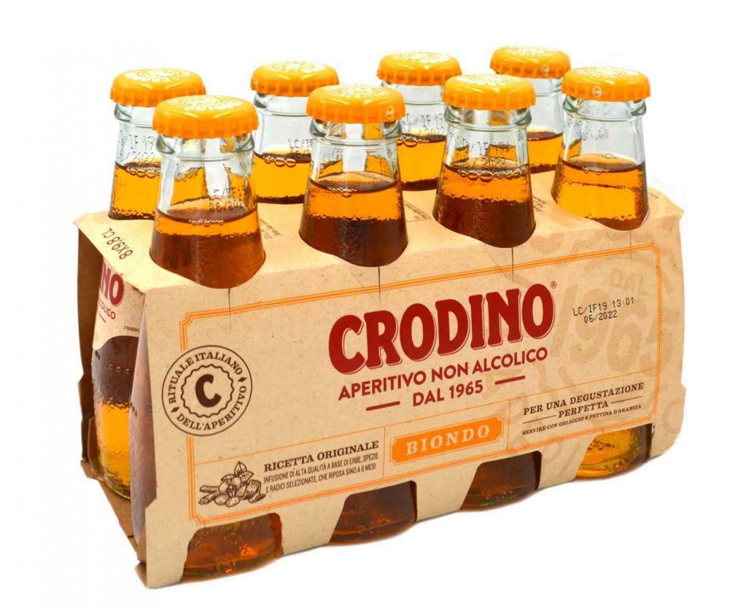 APERITIVO CRODINO VIDRIO NR 17,5CL 8X3 CAJA 24U APERITIVO CRODINO VIDRIO NR 17,5CL 8X3 CAJA 24U