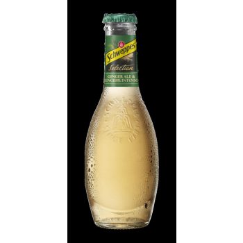 SCHWEPPES PREMIUM GINGER ALE VIDRIO NR 20CL CAJA 12U