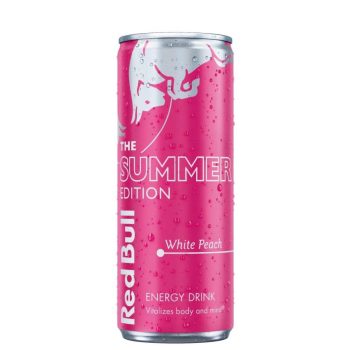 RED BULL SUMMER EDITION WHITE PEACH LATA SLEEK 25CL CAJA 24U