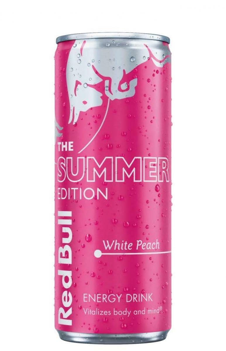 RED BULL SUMMER EDITION WHITE PEACH LATA SLEEK 25CL CAJA 24U RED BULL SUMMER EDITION WHITE PEACH LATA SLEEK 25CL CAJA 24U