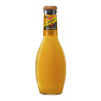 SCHWEPPES SELECTION NARANJA LICHI VIDRIO NR 20CL CAJA 12U