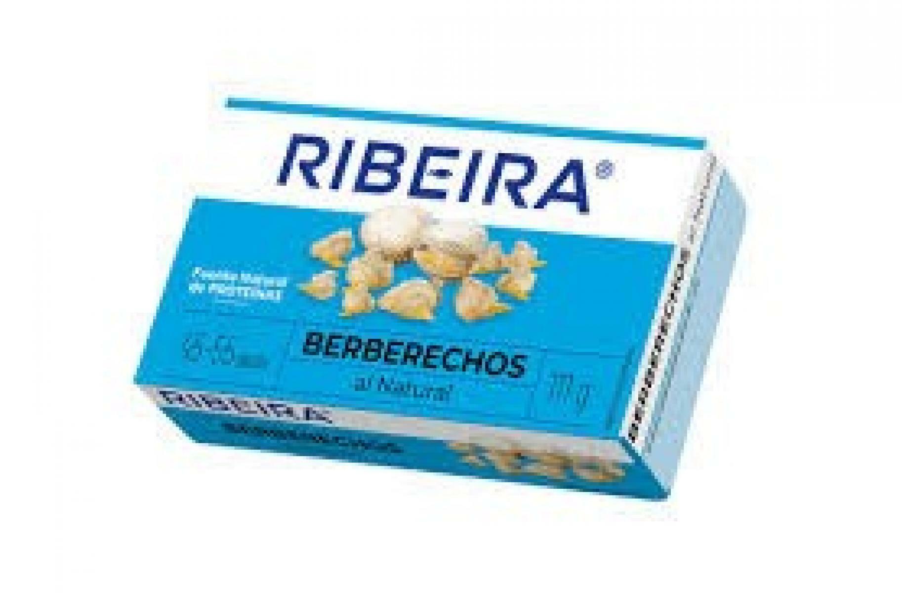 RIBEIRA BERBERECHOS AL NATURAL 45/55 LATA 111GR CAJA 25U RIBEIRA BERBERECHOS AL NATURAL 45/55 LATA 111GR CAJA 25U