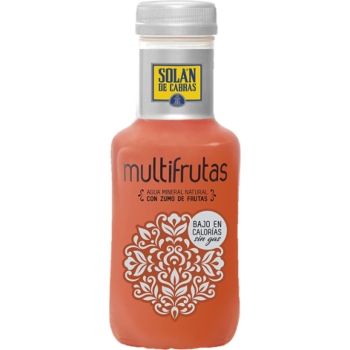 AGUA SABOR SOLAN DE CABRAS BISOLAN MULTIFRUTAS PET 33CL CAJA 24U