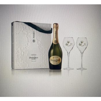 CHAMPAGNE PERRIER JOUET BRUT + 2 COPAS ESTUCHE 1U
