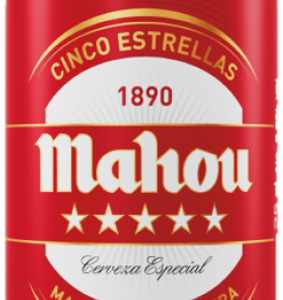 MAHOU 5 ESTRELLAS LATA SLEEK 25CL 4X6 PACK 24U