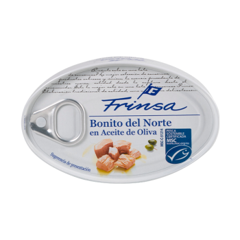FRINSA BONITO DEL NORTE ACEITE OLIVA LATA 111GR 1U