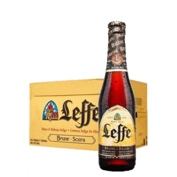 LEFFE BRUNE VIDRIO NR 33CL 4X6 PACK 24U