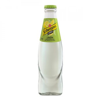SCHWEPPES LIMON ZERO VIDRIO NR 20CL CAJA 24U